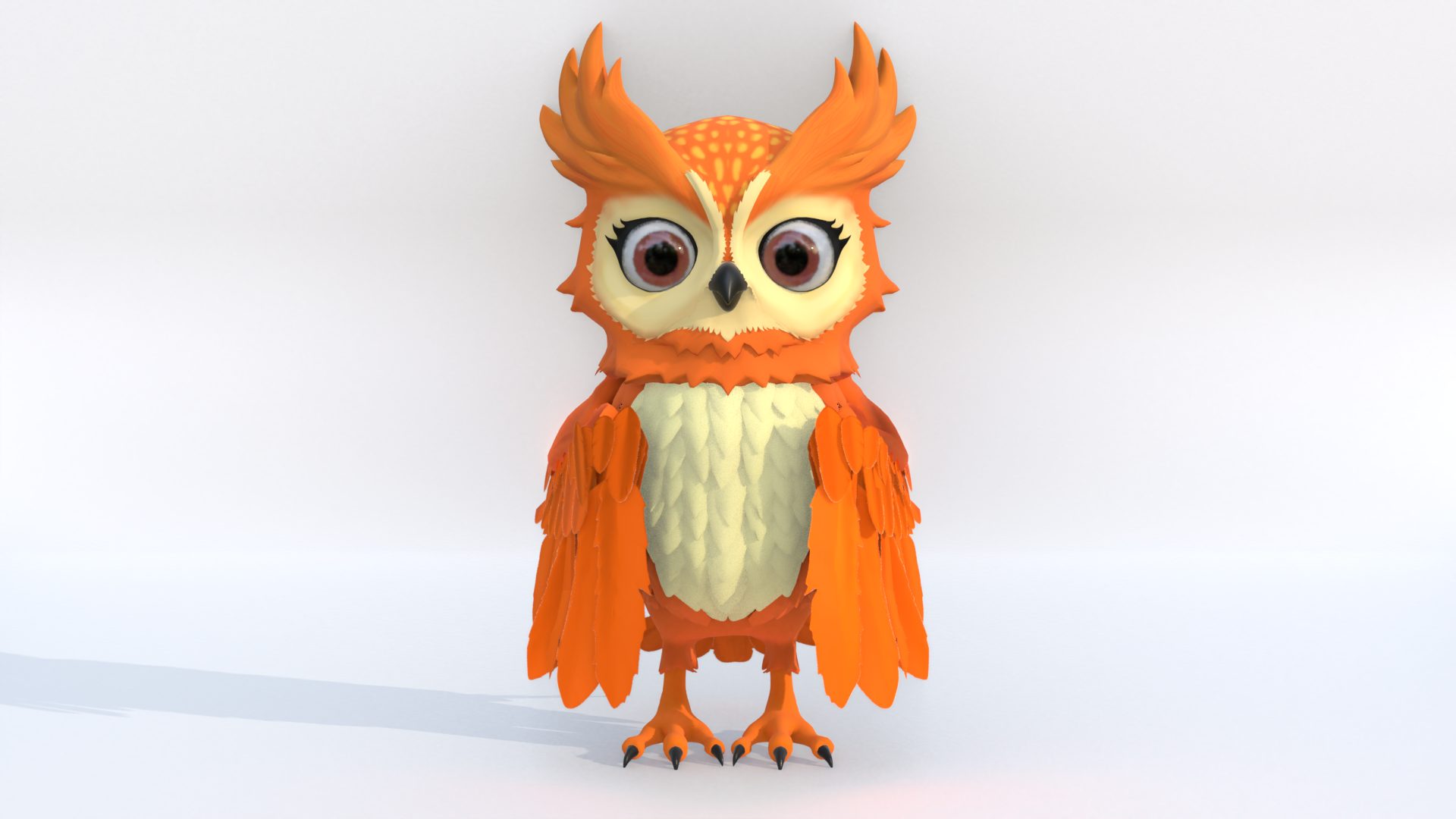 Owl makerspace character render